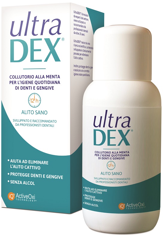 ULTRADEX COLLUTORIO ALITO SANO 250 ML SENZA ALCOOL - Farmacia Del Monaco