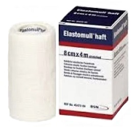 BENDA ELASTICA AUTOADESIVA ELASTOMULL HAFT COMPRESSIONE FORTE 8X400 CM - Farmacia Del Monaco