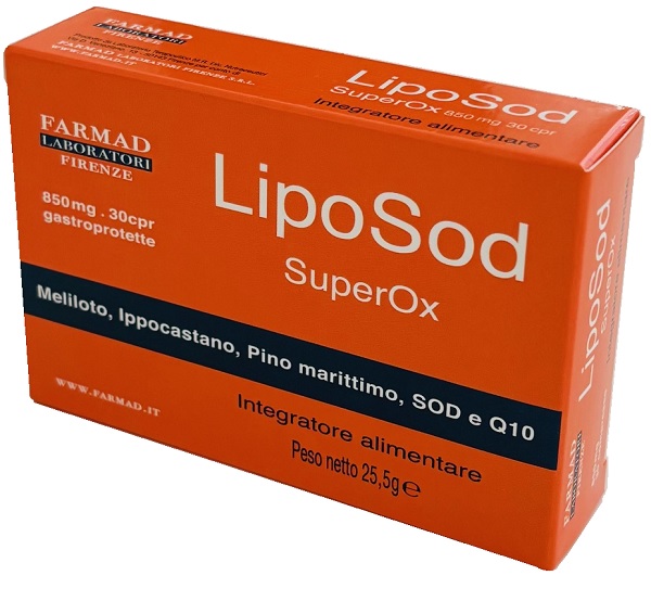 LIPOSOD 850MG 30 COMPRESSE - Farmacia Del Monaco