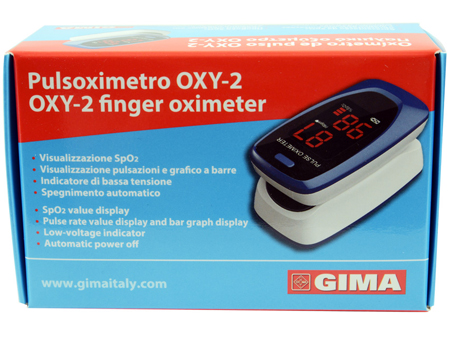 PULSOXIMETRO DA DITO OXY-2 SCHERMO LED 60X30,5X32,5MM 1 PEZZO - Farmacia Del Monaco