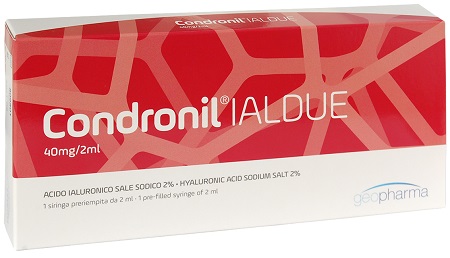 SIRINGA INTRA-ARTICOLARE CONDRONIL IALDUE PRERIEMPITA ACIDO IALURONICO SALE SODICO 40 MG 2 ML - Farmacia Del Monaco