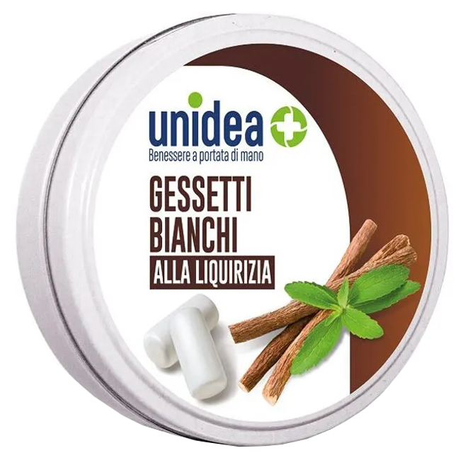 UNIDEA CARAMELLE GESSETTI LIQUIRIZIA 40G - Farmacia Del Monaco