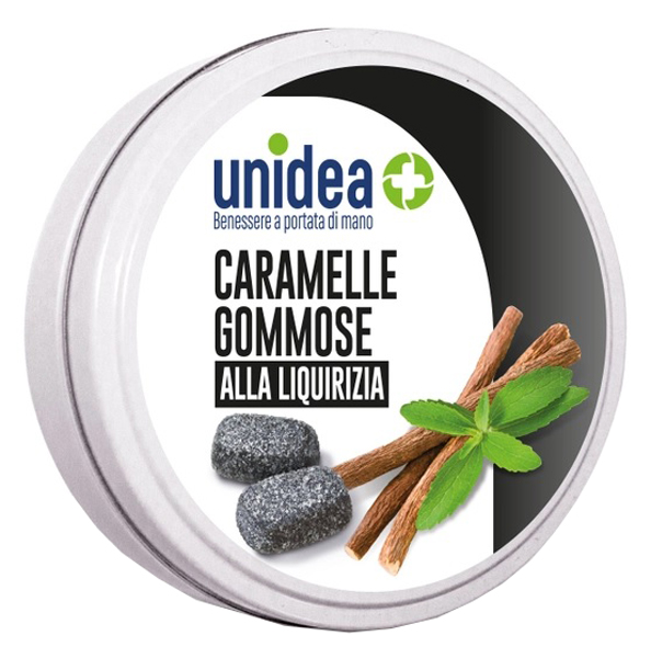 UNIDEA CARAMELLE GOMMOSE LIQUIRIZIA 40G - Farmacia Del Monaco