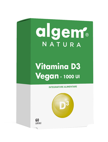 VITAMINA D3 VEGAN 1000 UI 60 CAPSULE - Farmacia Del Monaco