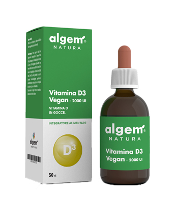 VITAMINA D3 VEGAN 2000 UI 50 ML - Farmacia Del Monaco
