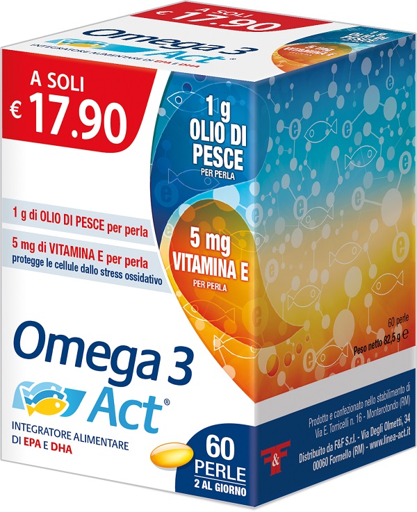 OMEGA 3 ACT 1G 60 PERLE - Farmacia Del Monaco