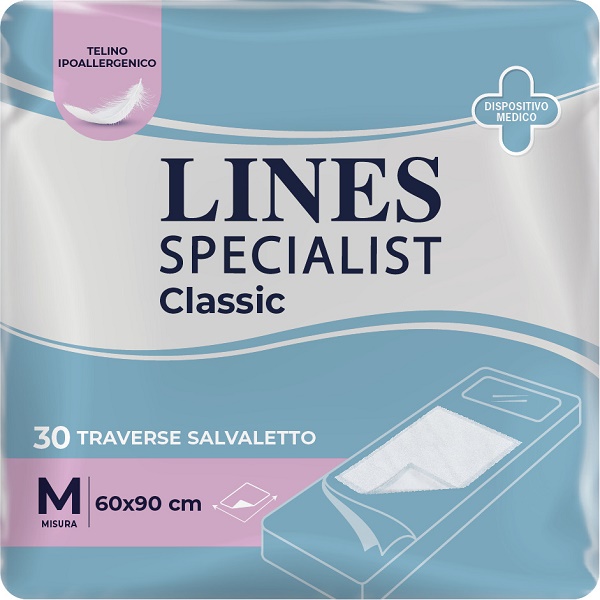 TRAVERSA ASSORBENTE LINES SPECIALIST CLASSIC MISURA 60X90 CM 30 PEZZI - Farmacia Del Monaco