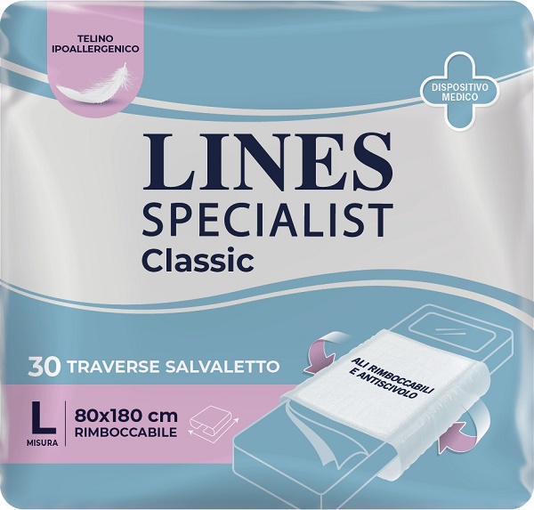 TRAVERSA LINES SPECIALIST CLASSIC 80X180 CM 30 PEZZI - Farmacia Del Monaco
