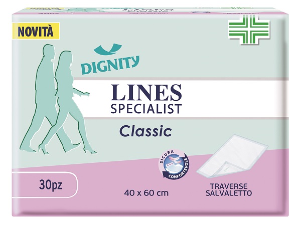 TRAVERSA PER INCONTINENZA LINES SPECIALIST CLASSIC 40X60 CM 30 PEZZI - Farmacia Del Monaco