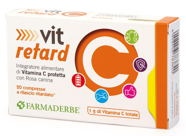 VIT C RETARD 20 COMPRESSE A RILASCIO RITARDATO - Farmacia Del Monaco