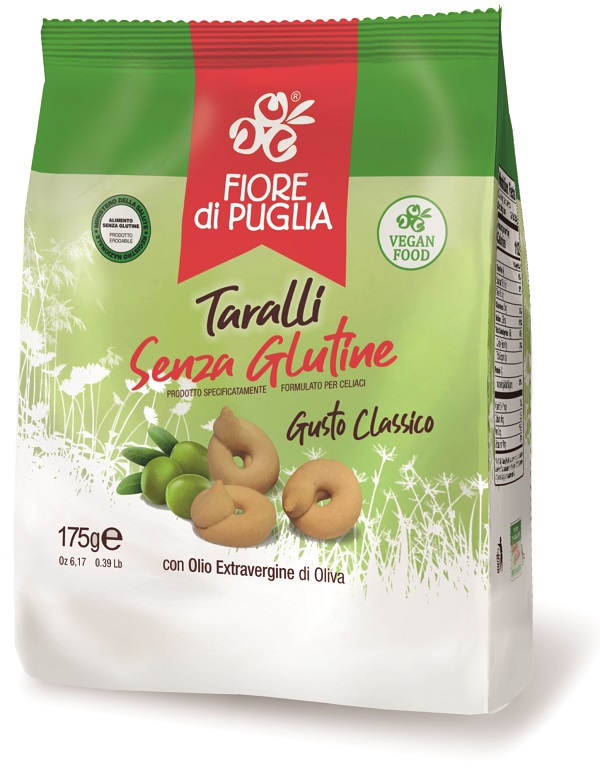 FIORE DI PUGLIA TARALLI GUSTO CLASSICO 175 G - Farmacia Del Monaco