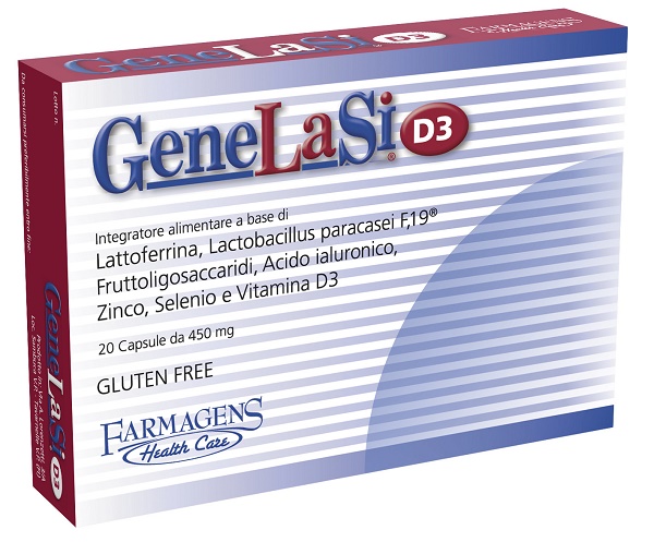 GENELASI D3 20 CAPSULE 450 MG - Farmacia Del Monaco