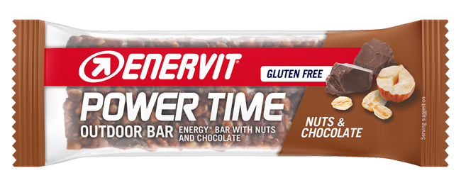 ENERVIT POWER TIME BARRETTA SENZA GLUTINE AL CIOCCOLATO 1 PEZZO - Farmacia Del Monaco