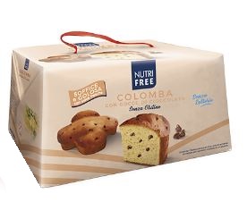 NUTRIFREE COLOMBA CON GOCCE DI CIOCCOLATO SENZA LATTOSIO 550 G - Farmacia Del Monaco