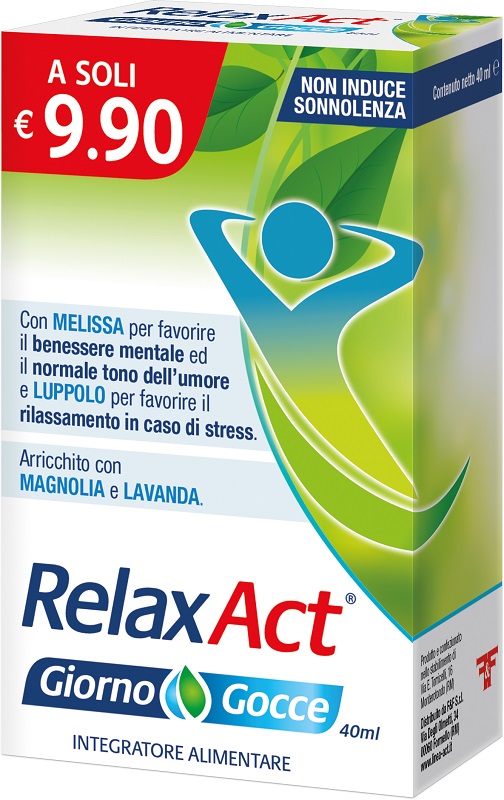 RELAX ACT GIORNO GOCCE 40 ML - Farmacia Del Monaco