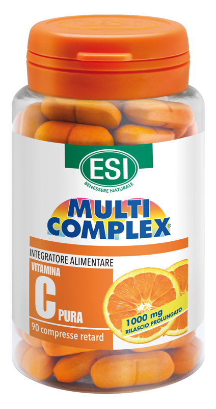 ESI MULTICOMPLEX VITAMINA C PURA 1000 MG RETARD 90 COMPRESSE - Farmacia Del Monaco