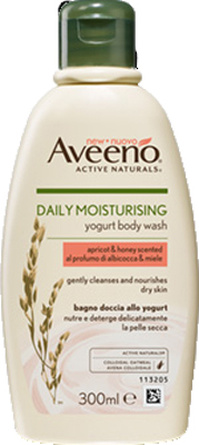 AVEENO BAGNO DOCCIA YOGURT ALBICOCCA & MIELE 300 ML PROMO - Farmacia Del Monaco