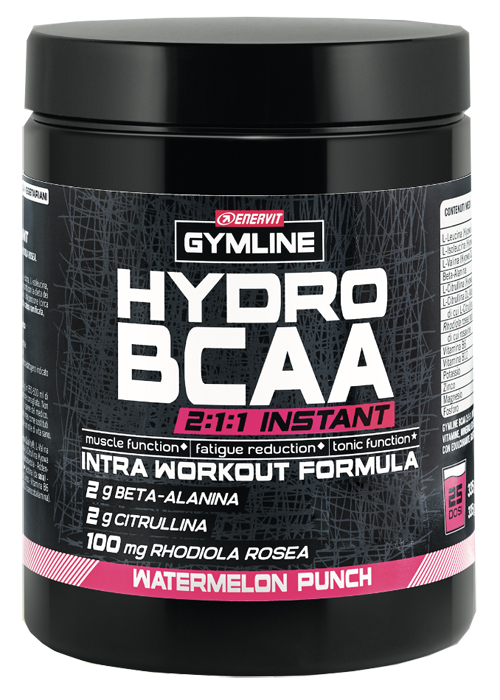 GYMLINE MUSCLE HYDRO BCAA INSTANT WATERMELON POLVERE 335 G - Farmacia Del Monaco