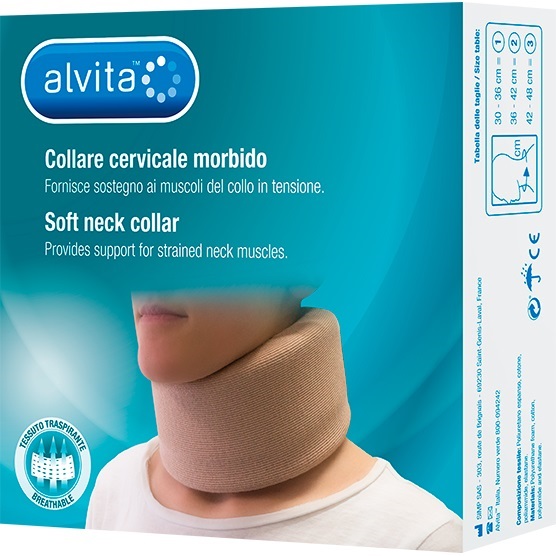 COLLARE CERVICALE ALVITA MORBIDO 2 - Farmacia Del Monaco