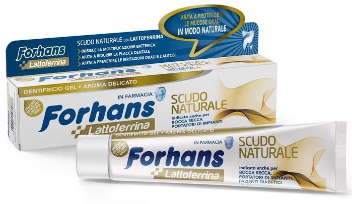 FORHANS DENTIFRICIO SCUDO NATURALE 75 ML - Farmacia Del Monaco