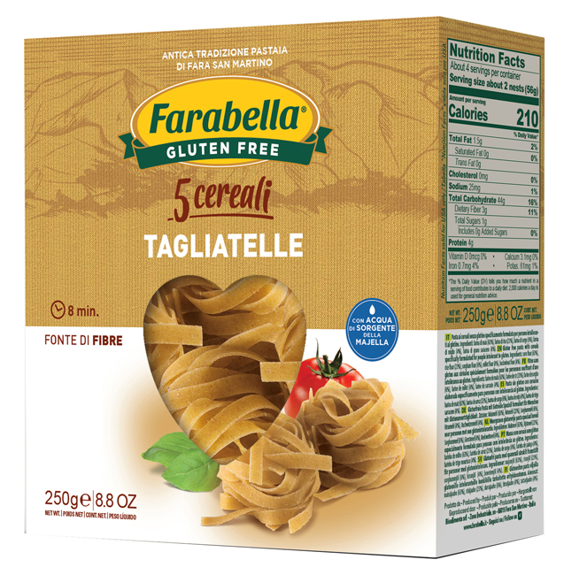 FARABELLA TAGLIATELLE AI 5 CEREALI 250 G - Farmacia Del Monaco