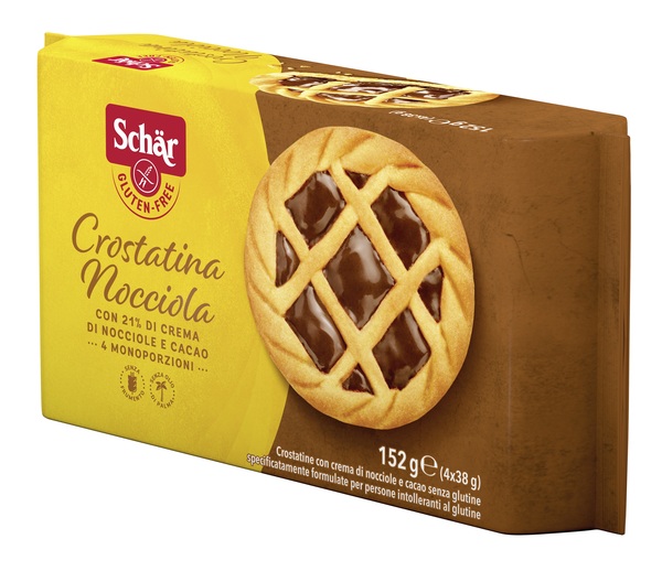 SCHAR CROSTATINA NOCCIOLA 4 MONOPORZIONI DA 38 G - Farmacia Del Monaco