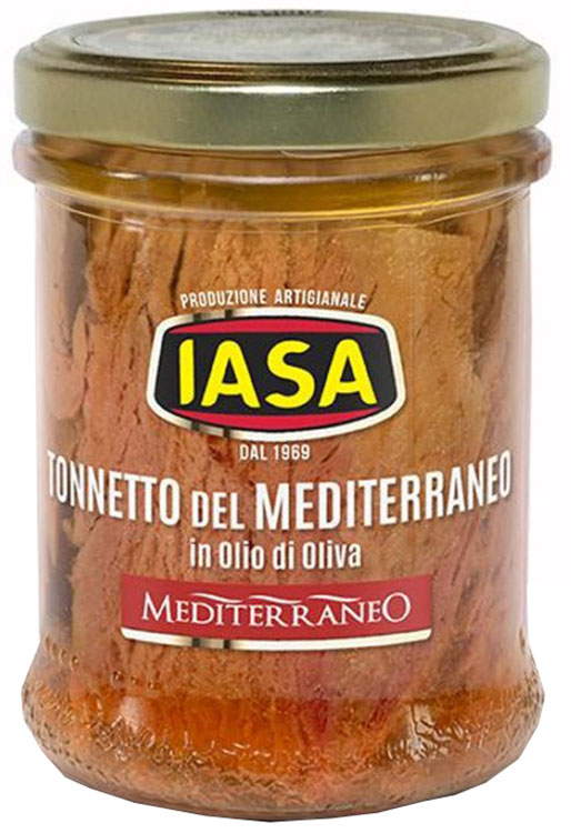 IASA IL GUSTOSO TONNETTO DEL MEDITERRANEO IN OLIO EXTRA VERGINE DI OLIVA 200 G - Farmacia Del Monaco
