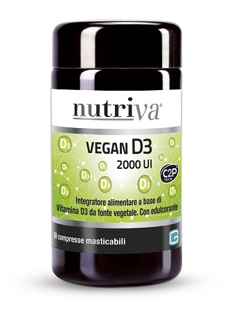 NUTRIVA VEGAN D3 60 COMPRESSE 2000 UI - Farmacia Del Monaco