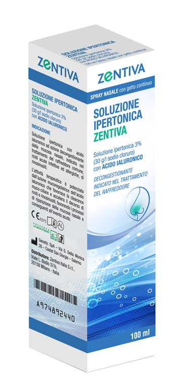 SOLUZIONE IPERTONICA ZENTIVA SPRAY NASALE 100 ML - Farmacia Del Monaco