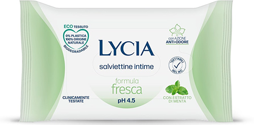 LYCIA SALVIETTINE INTIME FRESH 12 SALVIETTINE - Farmacia Del Monaco