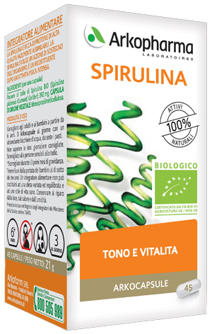 ARKO CAPSULE SPIRULINA BIO 45 CAPSULE - Farmacia Del Monaco