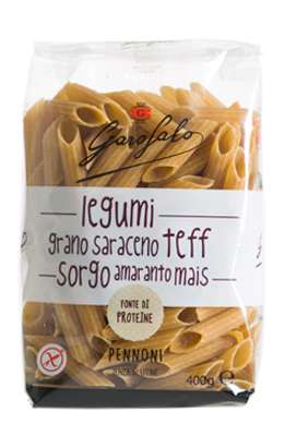 GAROFALO PENNONI PASTA SENZA GLUTINE LEGUMI E CEREALI 400 G - Farmacia Del Monaco