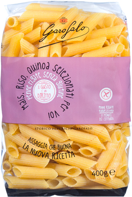 GAROFALO PENNE RIGATE SENZA GLUTINE 400 G - Farmacia Del Monaco