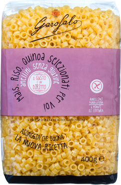 GAROFALO ANELLINI SENZA GLUTINE 400 G - Farmacia Del Monaco