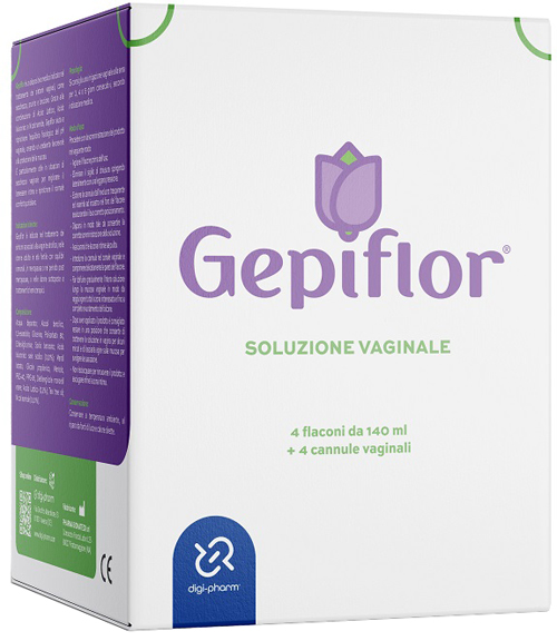 SOLUZIONE VAGINALE GEPIFLOR 4 FLACONI DA 140 ML - Farmacia Del Monaco