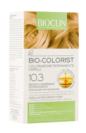 BIOCLIN BIO COLORIST 10,3 BIONDO CHIARISSIMO EXTRA DORATO - Farmacia Del Monaco