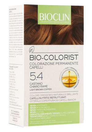 BIOCLIN BIO COLORIST 5,4 CASTANO CHIARO RAME - Farmacia Del Monaco