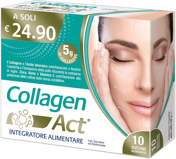 COLLAGEN ACT 10 BUSTINE MONODOSE - Farmacia Del Monaco