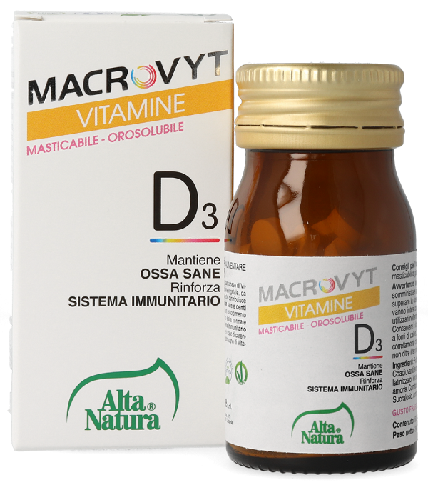 MACROVYT VITAMINA D3 VEG 60 COMPRESSE OROSOLUBILI - Farmacia Del Monaco