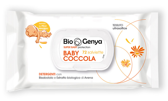 BIOGENYA SUPER BABY PROTECTION 72 SALVIETTE BABY COCCOLA DETERGENTI - Farmacia Del Monaco