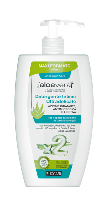 ALOEVERA2 DETERGENTE INTIMO ULTRADELICATO 400 ML - Farmacia Del Monaco