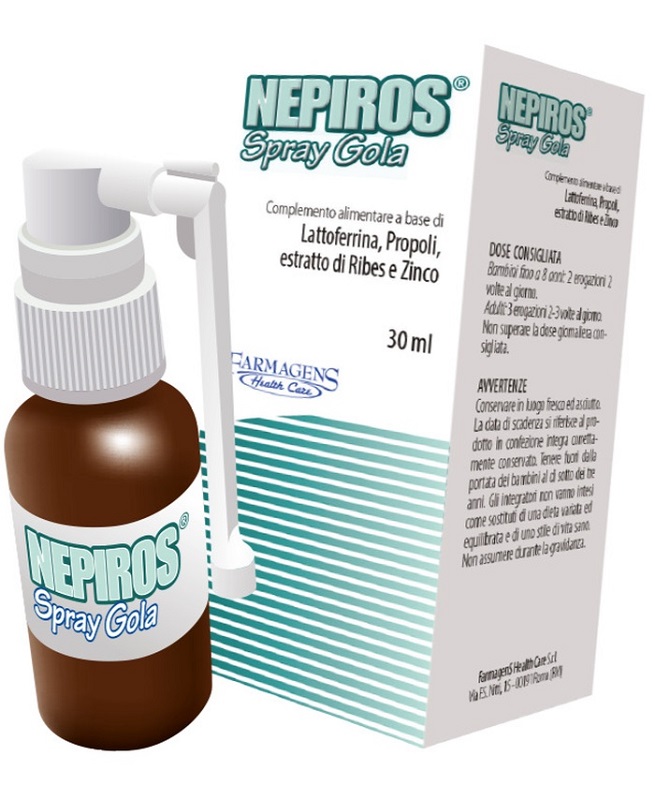 NEPIROS SPRAY GOLA 30 ML NUOVA FORMULA - Farmacia Del Monaco