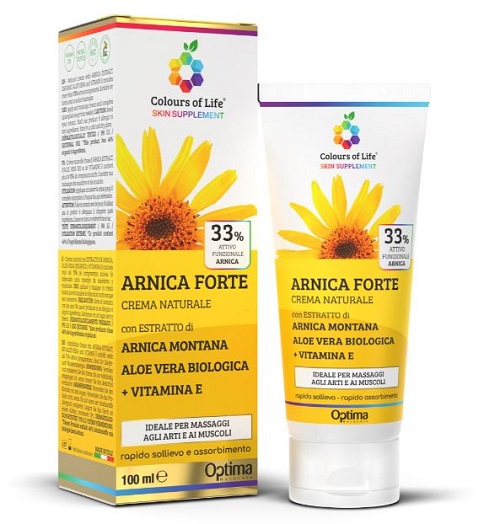 COLOURS OF LIFE SKIN SUPPLEMENT ARNICA FORTE 33% CREMA 100 ML - Farmacia Del Monaco