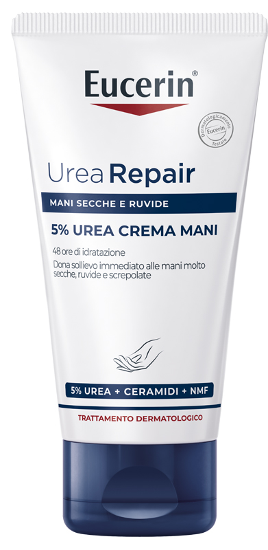EUCERIN UREAREPAIR CREMA MANI 5% 75 ML - Farmacia Del Monaco