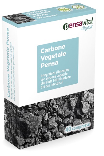 CARBONE VEGETALE PENSA 40 COMPRESSE - Farmacia Del Monaco