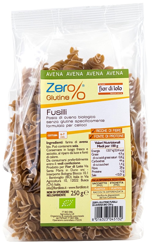 FUSILLI DI AVENA 250 G - Farmacia Del Monaco