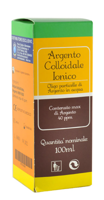 ARGENTO COLLOIDALE IONICO 40PPM CERTIFICATO SPRAY CON CONTAGOCCE 100 ML - Farmacia Del Monaco