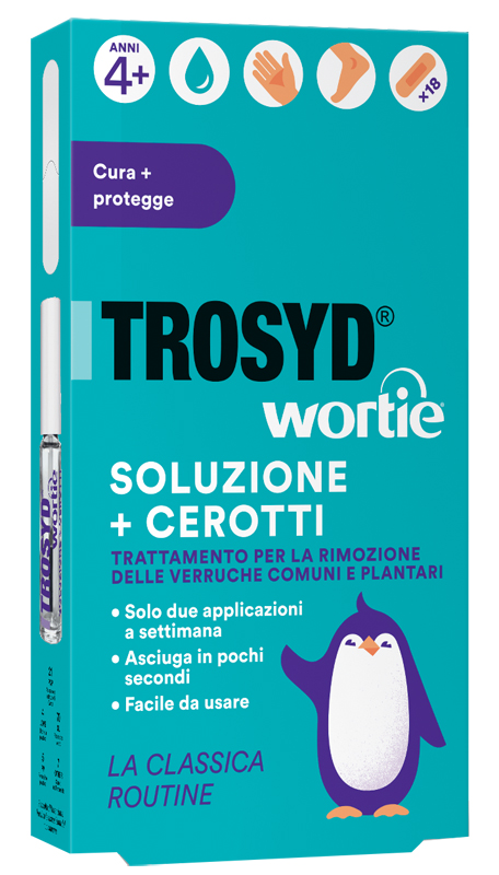 TROSYD WORTIE SOLUZIONE + CEROTTI - Farmacia Del Monaco