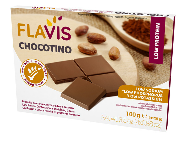 FLAVIS CHOCOTINO 4 PORZIONI DA 25 G - Farmacia Del Monaco