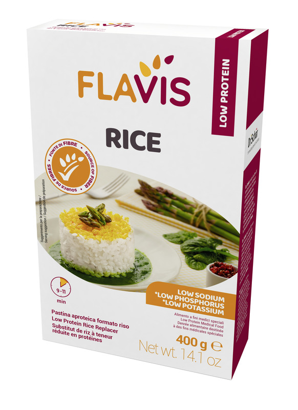 FLAVIS RICE PASTINA APROTEICA FORMATO RISO 400 G - Farmacia Del Monaco